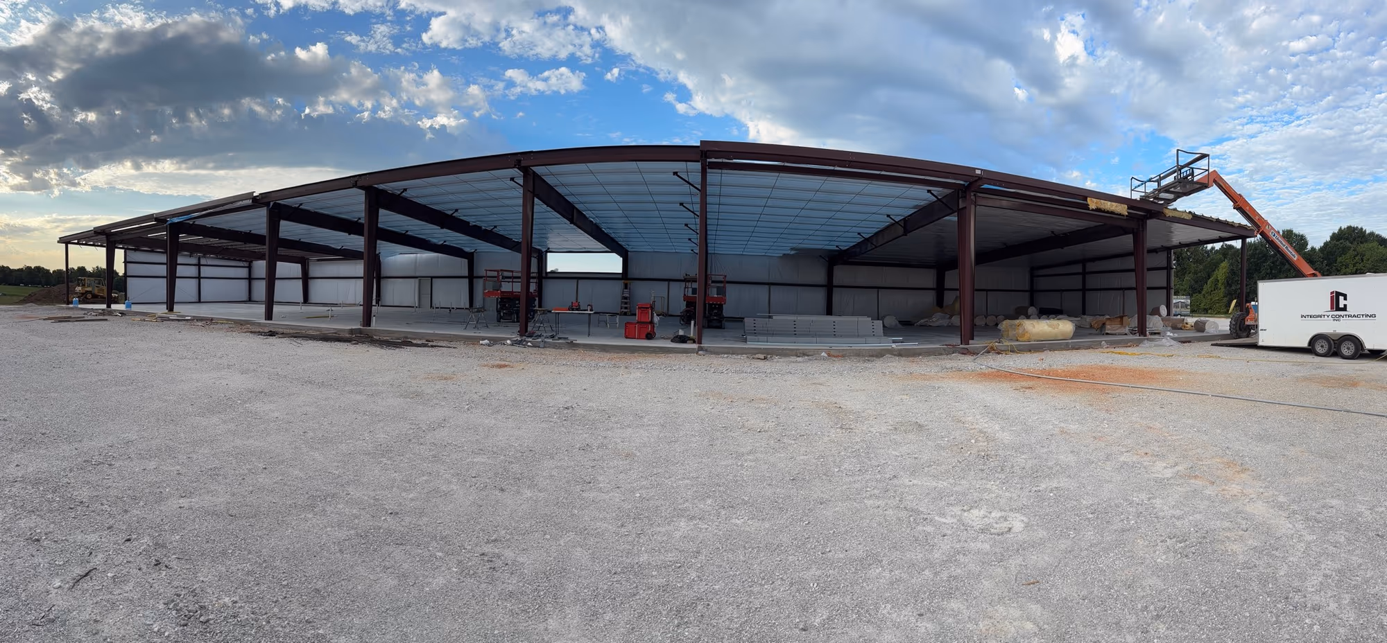 From Steel Frame to Finished Building